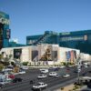 MGM Grand hotel and casino overlooking traffic on the Las Vegas Strip